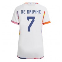 Camisa de time de futebol Bélgica Kevin De Bruyne #7 Replicas 2º Equipamento Feminina Mundo 2022 Manga Curta